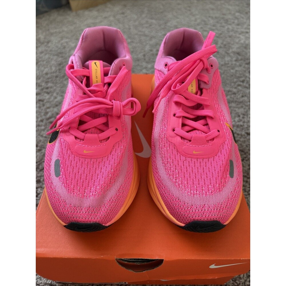 Nike Stellar Ride Shoes Grade School GS Size 5Y Pink Black Running HQ3266-603